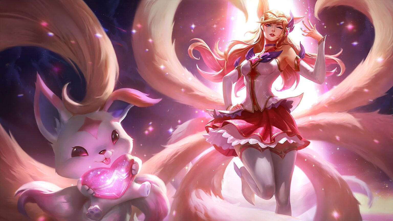 Star Guardian Ahri Skin League Of Legends Price Lore Chromas Art Allskins 