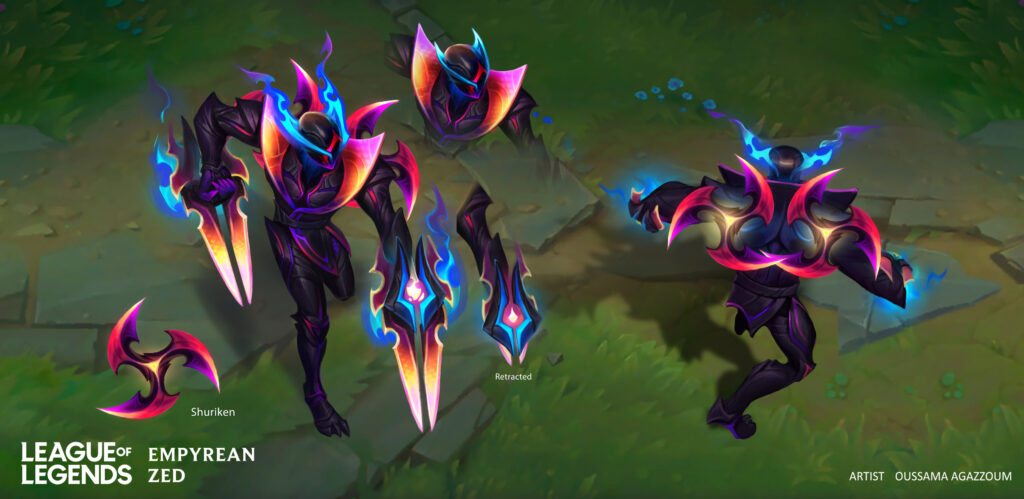 Is using this Custom Skin dangerous since we got myhtic chroma for it. :  r/zedmains